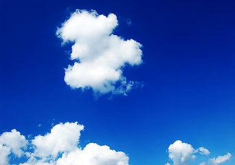 Image showing Blue sky and white clouds