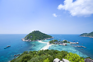 Image showing Ko Nangyuan islands in Thailand