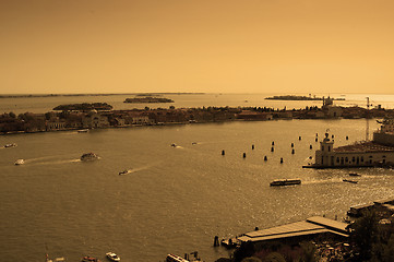Image showing Aerial view of Venice city