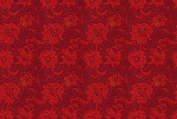 Image showing Seamless backgorund: retro floral texture