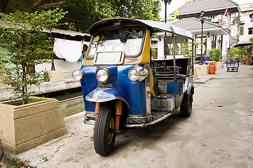 Image showing Tuk-tuk in Bangkok, Thailand