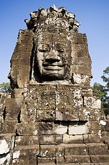 Image showing Ancient statue in Angkor Wat, Cambodia