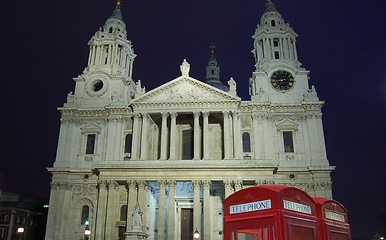 Image showing St Paul's Cathedral in London