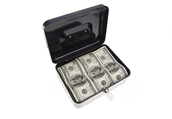 Image showing Money in cash box