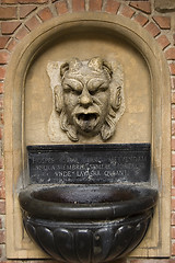 Image showing stone fountain sculpture