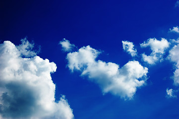 Image showing Blue sky and white clouds