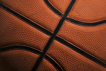 Image showing Basketball texture