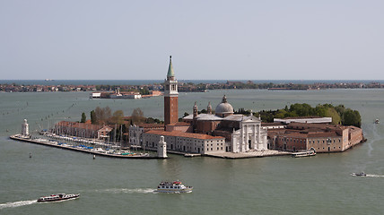 Image showing Aerial view of Venice city