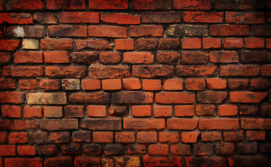 Image showing Old brick wall