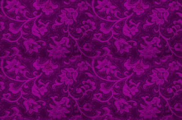 Image showing Seamless backgorund: retro floral texture