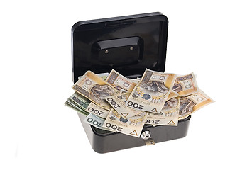 Image showing Money in cash box