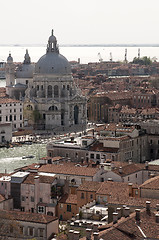 Image showing Aerial view of Venice city