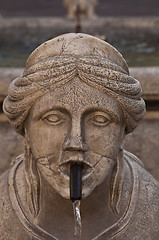 Image showing The Contarini fountain, Bergamo