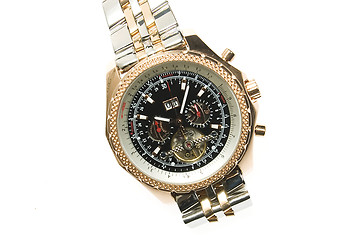 Image showing Luxury gold watch
