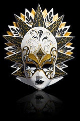 Image showing Venetian carnival mask isolated