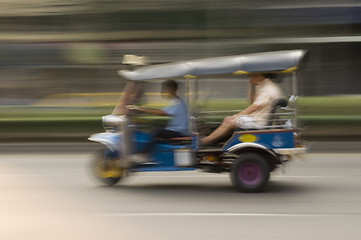 Image showing Tuk Tuk in Bankgkok, Thailand