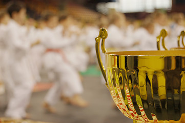 Image showing karate tournament