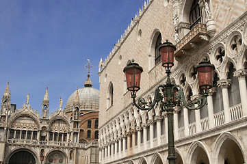 Image showing Dodge's Palace and Basilica, Venice, Italy