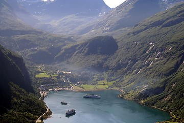 Image showing Geiranger