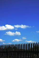 Image showing Blue sky and white clouds