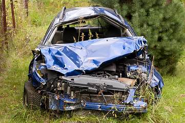 Image showing Car wreck