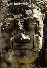 Image showing Ancient statue in Angkor Wat, Cambodia