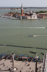 Image showing Aerial view of Venice city