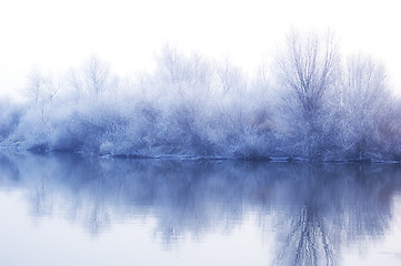 Image showing White winter landscape