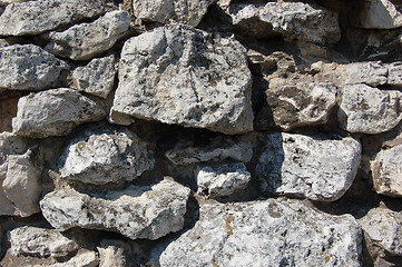 Image showing old stone wall