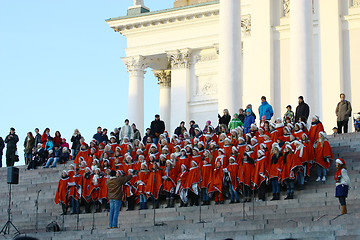 Image showing Traditional Christmas Street opening in Helsinki on November 20,