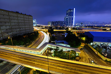 Image showing modern city at night