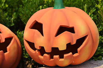 Image showing pumpkin face