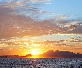 Image showing sunset