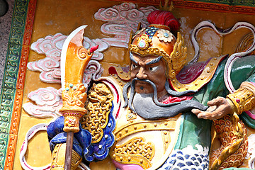 Image showing statue in chinese temple