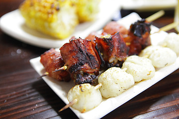 Image showing Barbecue food from japan