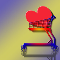 Image showing shop with your heart