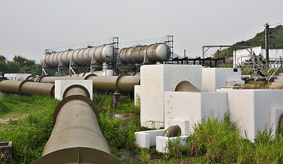 Image showing metal tanks