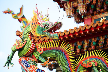 Image showing Asian temple dragon