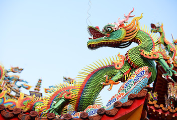 Image showing Asian temple dragon