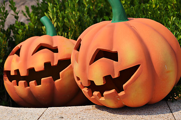 Image showing pumpkin face