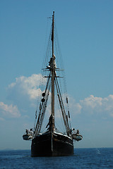 Image showing Old sailboat