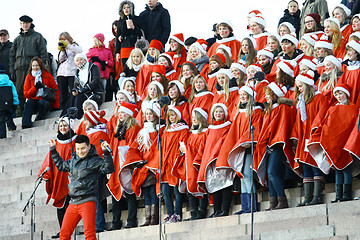 Image showing Traditional Christmas Street opening in Helsinki on November 20,