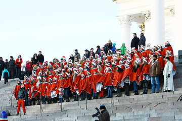 Image showing Traditional Christmas Street opening in Helsinki on November 20,