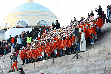 Image showing Traditional Christmas Street opening in Helsinki on November 20,