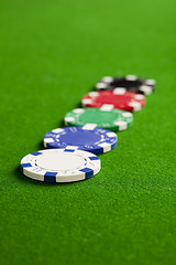 Image showing Casino chips