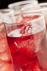 Image showing Red beverage