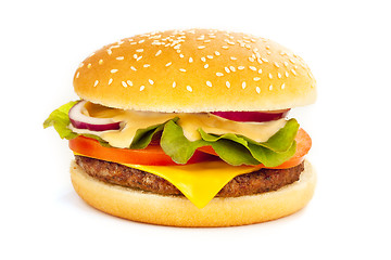 Image showing Cheese burger