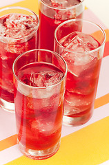 Image showing Red beverage