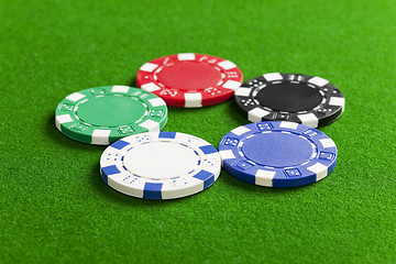 Image showing Casino chips