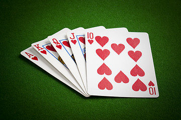 Image showing Royal flush